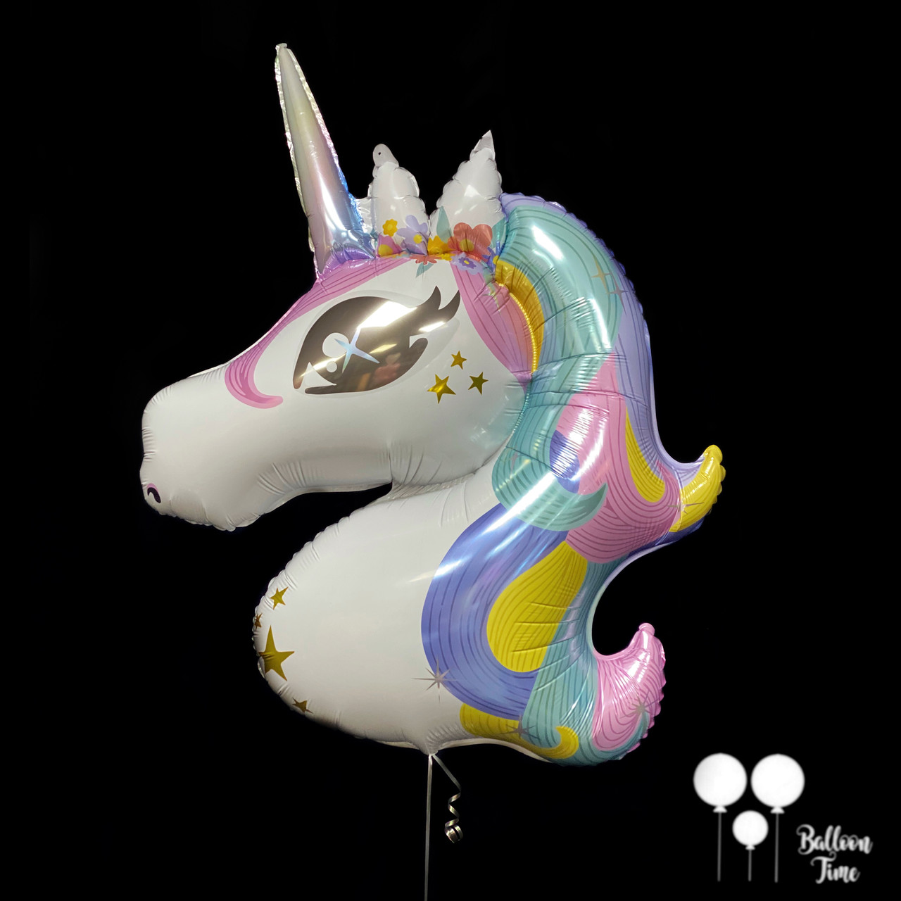 Фольгований єдиноріг для маленької принцеси