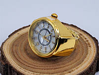 Часы-кольцо на палец с перламутровым циферблатом (цвет-золото) арт. 00954