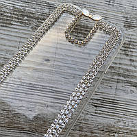 Чохол для Samsung S5 G900 прозорий із кристалами