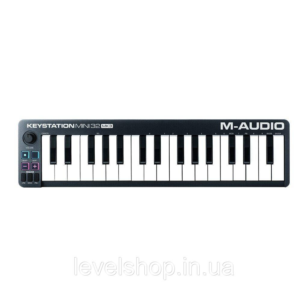 MIDI-клавиатура M-Audio Keystation MINI 32 MK3 - фото 1 - id-p1277324386