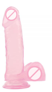 Фалоімітатор реалістичний з мошонкою, на присоску Chisa Inch Dildo-Pink