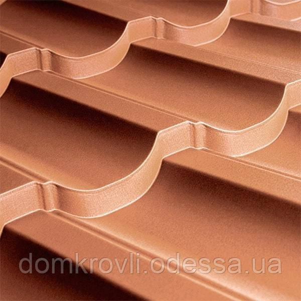 Модульна металочерепиця Модерн мат 0,45 мат Корея 120 г/цинку гарантія 10 років