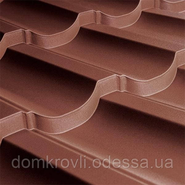 Модульна металочерепиця Модерн 0,5 мат Словаччина 225 г/цинку гарантія 10 років