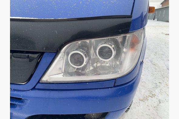 Передня оптика з 2 лінзами (2 шт., Тайвань) Mercedes Sprinter 1995-2006 рр.