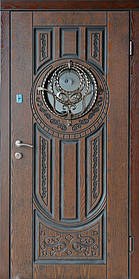 Вхідні двері двері Комфорту Двері з полімерними накладками 1200x 860-960x2050 мм, Праві і Ліві