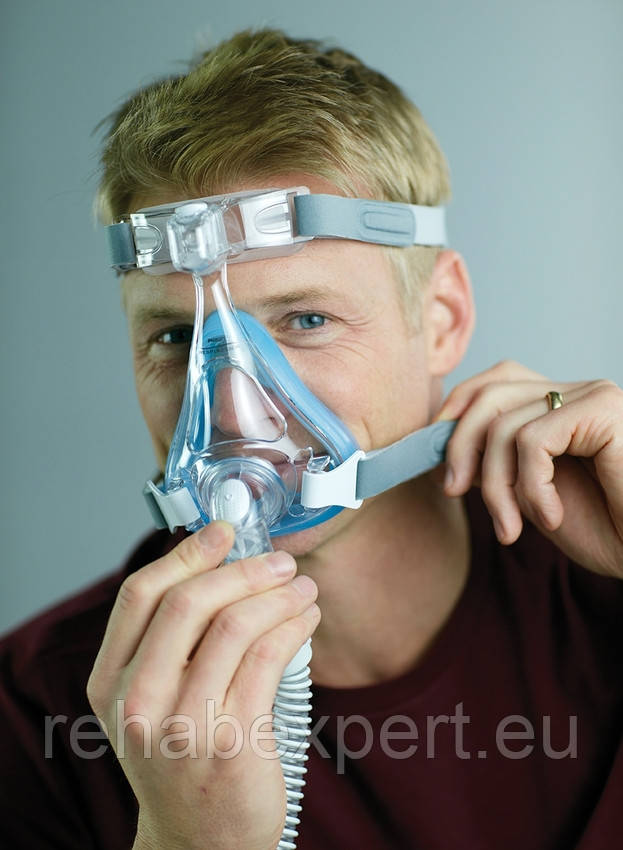 Повна маска Respironics Amara Gel Full Face CPAP Mask with Exhalation Port Size M