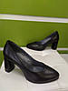 STTOPA Розміри 33,34,35,36,41,42,43,44. Туфлі великих розмірів шкіряні. Каблук 8 см. 151-3344-8 Чорні, фото 5