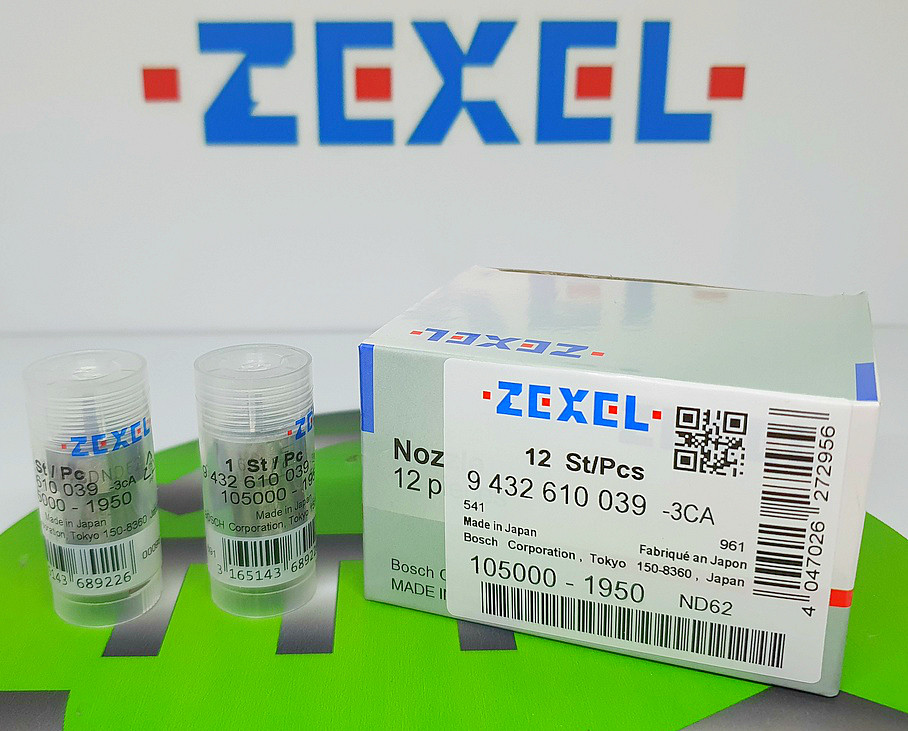 Розпилювач дизельної форсунки 9 432 610 039 (DN 4 SDND 62) (ан. 105000-1950) ZEXEL MITSUBISHI