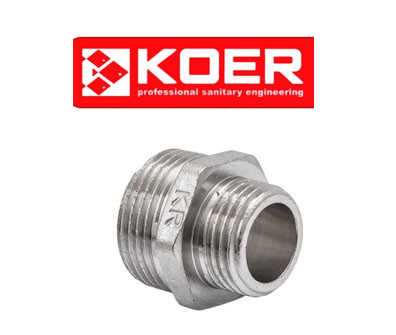 Ніпель редукційний 1/4"x1/2" KOER KF.N0206