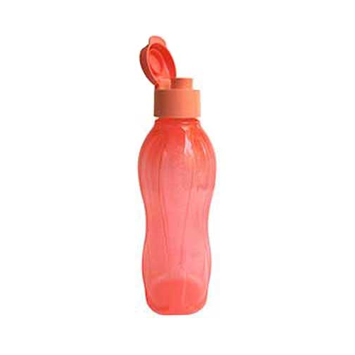 Еко-пляшка (500 мл), з клапаном, червоний