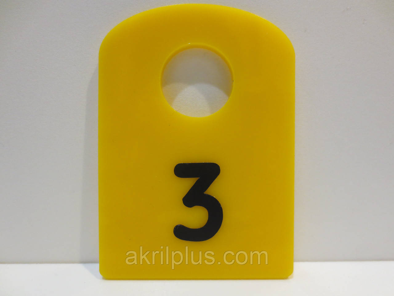 Гардеробні номери бирки 50*70 мм