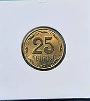 Монета Україна 25 копійок, 2008 року, "з річного набору 2008 року"
