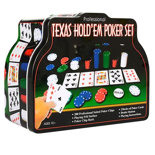 Настільна гра Покер 200 фішок (без номін.), 2 колоди карток