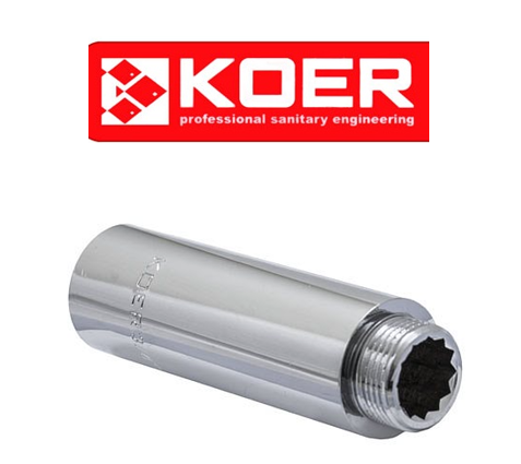 Подовжувач 1/2"-10мм ХРОМ. KOER KF.E06-10.CHR (Чехія)