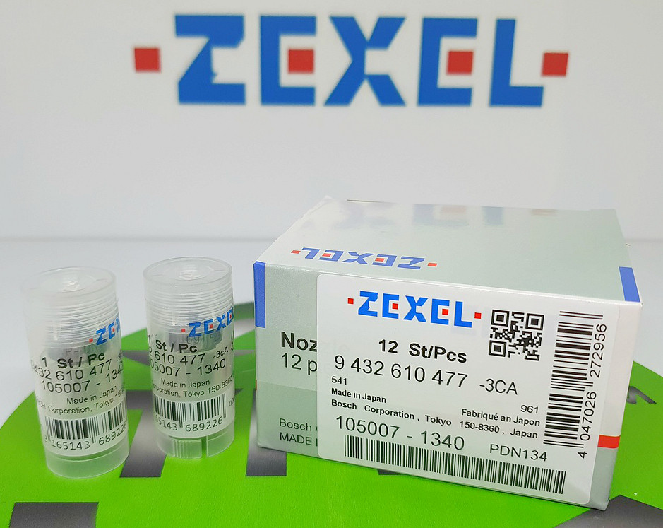 Розпилювач дизельної форсунки 9 432 610 477 (DN 0 PDN 134) (ан. 105007-1340) ZEXEL Mitsubishi, фото 1
