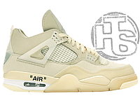 Женские кроссовки Air Jordan 4 Retro Off-White Sail Muslin-White CV9388-100