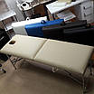 Складаний масажний стіл "Комфорт-Автомат з Люверсом" Еко-Шкіра 185*60*75, фото 2