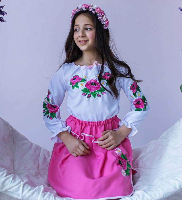 Костюм для дівчинки Рожева троянда