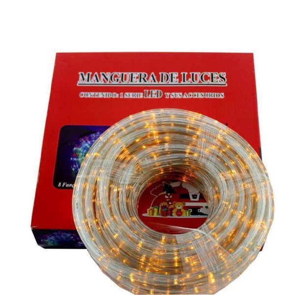 Вулична світлодіодна гірлянда LED Xmas Rope light 10 м Теплий білий, фото 1