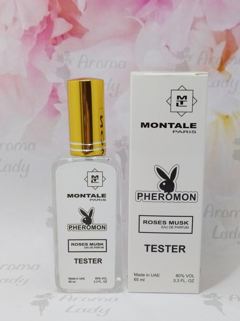 Тестер з феромонами жіночий Montale Roses Musk (Монталь Роуз Муска) 65 мл