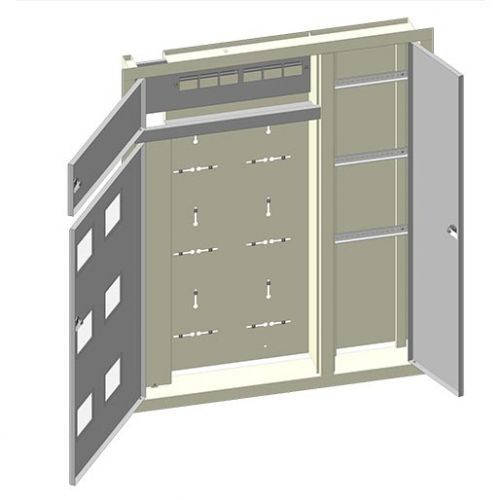 Щит этажный ЩЭ-7ст 02 940х1440х140 встраиваемый цельнокорпусный под ...