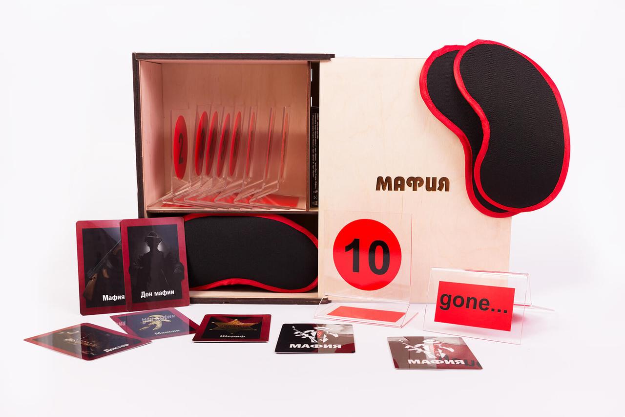 Настільна гра Мафія. VIP профессійний набір (FunGameShop)