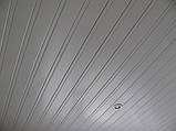 Рейкова алюмінієва біла підвісна стеля будь-яких розмірів - без відходів, довжина рейки під замовлення, фото 4