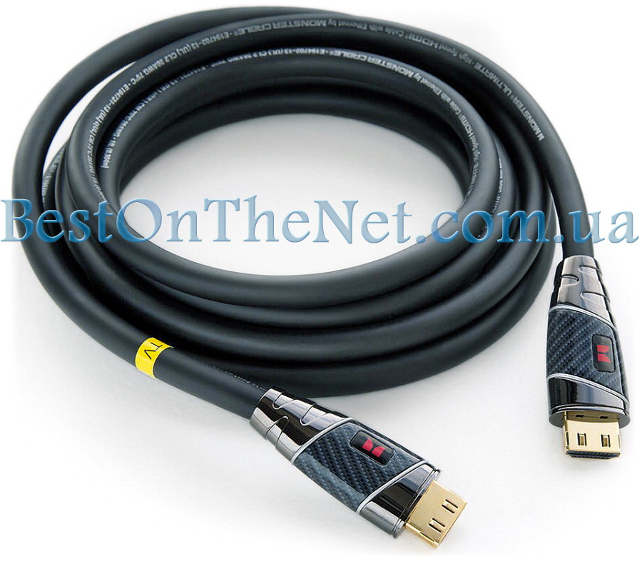 HDMI Monster Cable - UltraHD Black Platinum - 27 Gbps [4.9 метра] - фото 3 - id-p1277533026