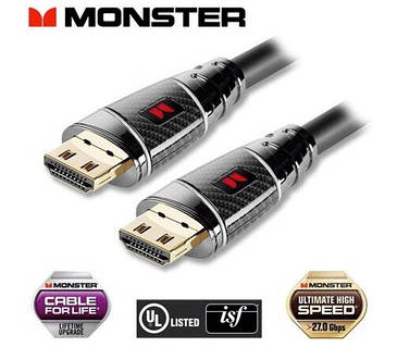 HDMI Monster Cable UltraHD Black Platinum 27 Gbps 4.9 ID 1277533026 2931 Prom.ua