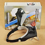 Бинокуляр окуляри бінокулярні x1,2; 1,8; x2,5; x 3,5 зі світлодіодним підсвічуванням MG81001-E, фото 2