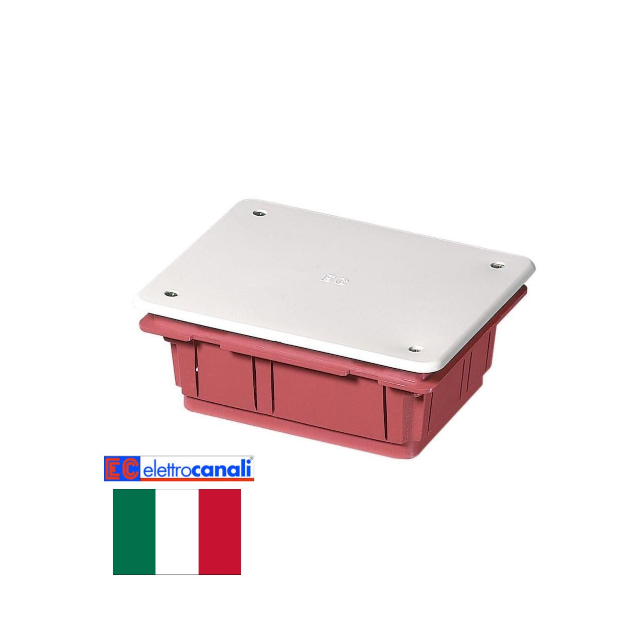 Коробка розподільна IP40 120x100x50 Elettrocanali EC350C2 (вбудована)