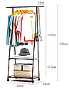 Підлогова пересувна вішалка для одягу THE NEW COAT RACK, фото 3