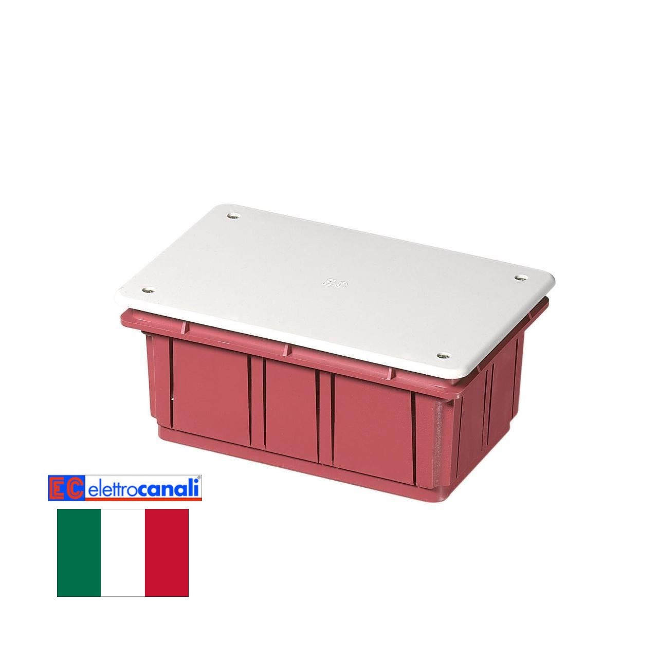 Коробка розподільна IP40 152x100x70 Elettrocanali EC350C4 (встраиваимая)