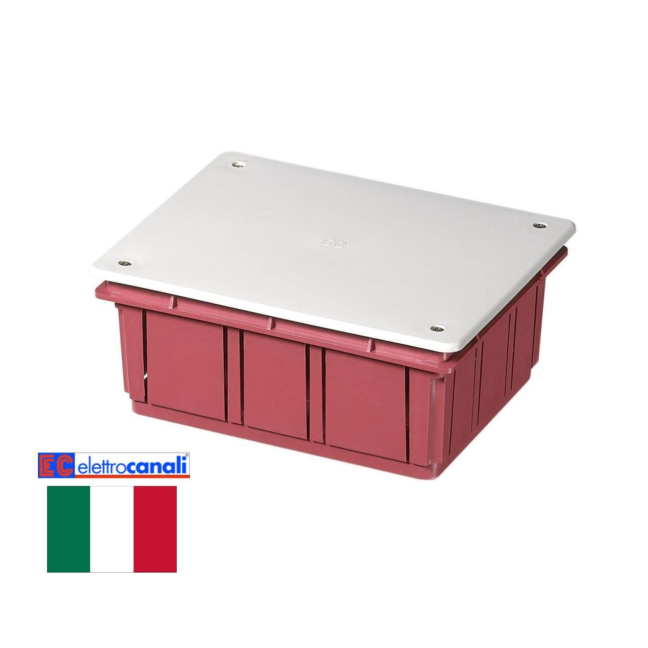 Коробка розподільна IP40 160x130x70 Elettrocanali EC350C5 (вбудована)