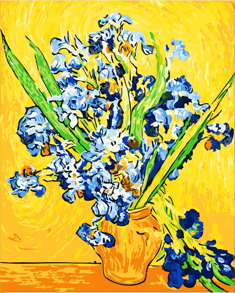 Розпис за номерами "Ирисы" Лавка Чудес 40 x 50 см (в коробке) (LC40108)