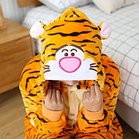 Детский Костюм Кигуруми, Пижама кингуруми Тигр для детей на взрослых детские пижамы кенгуруми взрослый M