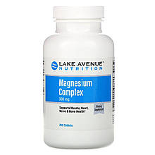Магній (оксид, цитрат), 300 мг, 250 таблеток, Lake Avenue Nutrition