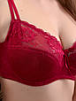 Бюстгальтер Acousma U6322-1EH оптом, чашка E, колір Кармін, фото 3
