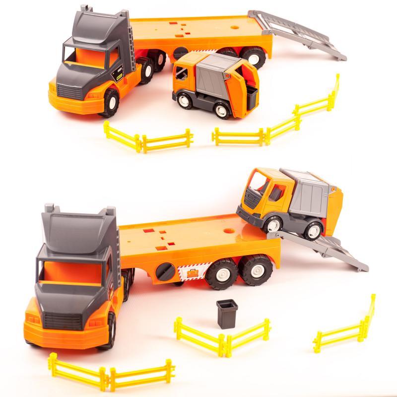 Машина Super Tech Truck з сміттєвозом