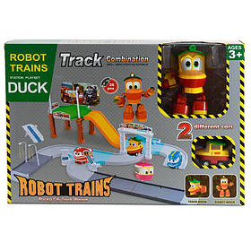 Паркінг "Робот Поїзд" + трансформер Duck, SZ-827D