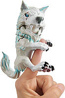 WowWee Fingerlings Интерактивный ручной волк Дикий Blizzard Untamed Dire Wolf