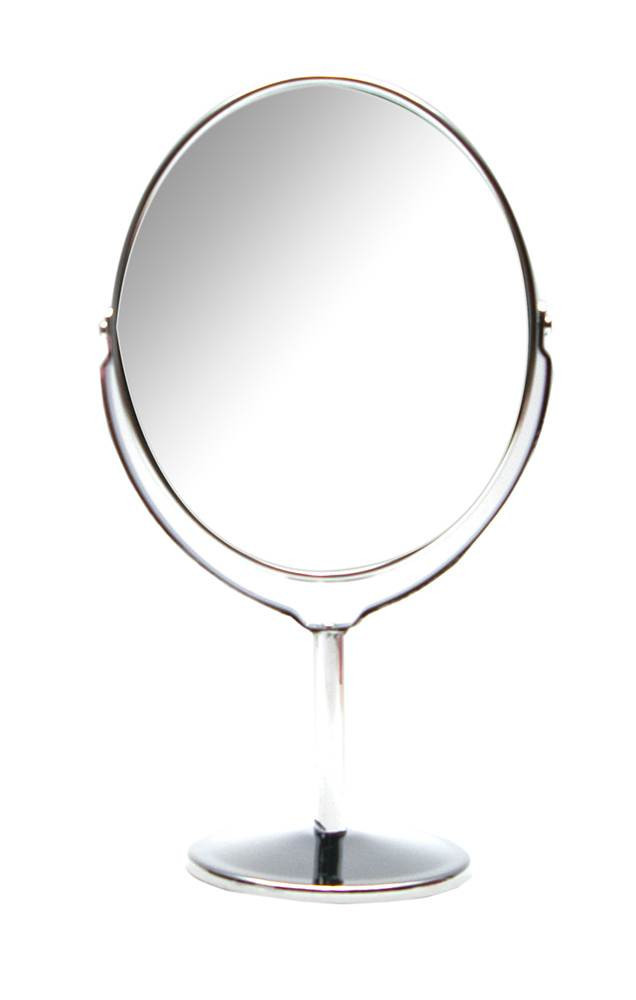 Зеркальце овальное настольное металл 189х10,5х7см (23685) - фото 1 - id-p179923302