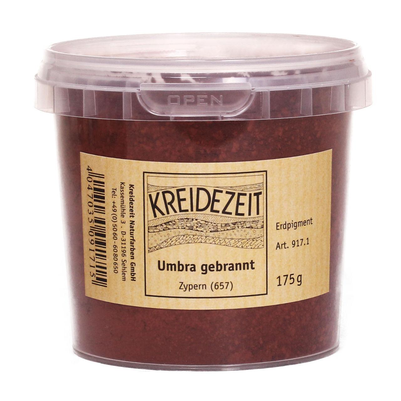 Натуральный пигмент, Умбра Жженая, Umbra Gebrannt, Pigmente, Kreidezeit