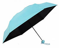 Мини зонт в капсуле карманный HLV 6752 Blue
