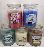 Свічка ароматизована в посудині AURA Bispol із запахом Кава 500 г час горіння 100 годин, фото 7