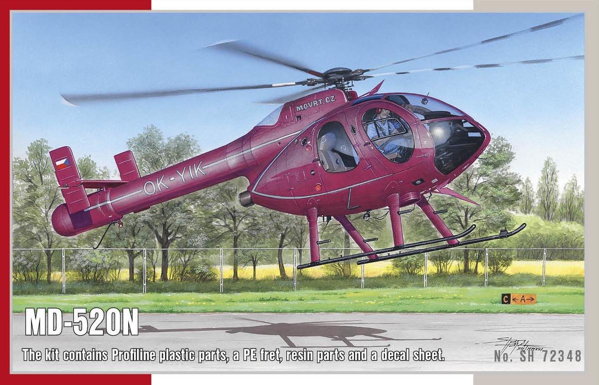 Пластикова модель 1/72 Special hobby 72348 Американський вертоліт MD-520 NOTAR