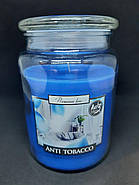 Свічка ароматизована в посудині AURA Bispol із запахом Антитабак 500 г час горіння 100 годин, фото 2