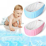 Надувна ванна Intime Baby Bath Tub рожева, фото 6