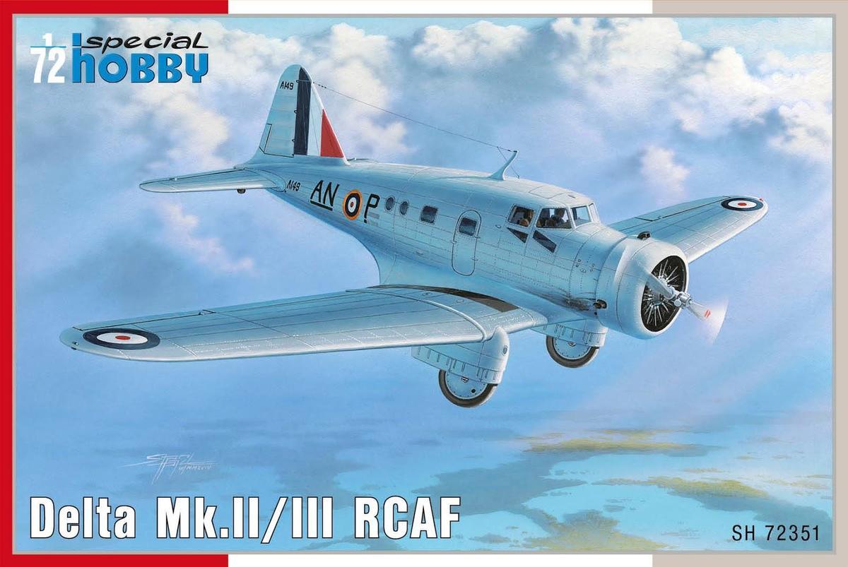Пластикова модель 1/72 Special hobby 72351 Пасажирський літак Delta Mk. II/ III RCAF
