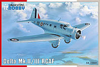 Пластикова модель 1/72 Special hobby 72351 Пасажирський літак Delta Mk. II/ III RCAF